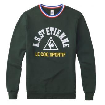 Sweat Le Coq Sportif ASSE Goral Crew Masculin Achat prix fnac