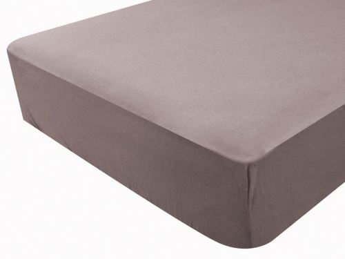 Drap housse jersey bébé en coton 70x140 cm JERSYLOR taupe