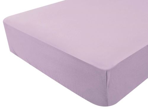 Drap housse jersey bébé en coton 70x140 cm JERSYLOR lilas