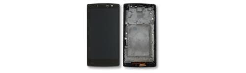Ecran tactile + LCD noir montés sur châssis métallique de remplacement pour LG G4 Mini (H525 / H522)