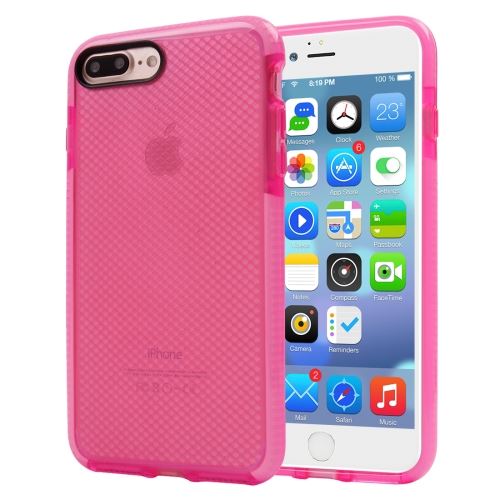 iPhone 8 Plus Coque Protection TPU Rose Texture tissus ALS41940