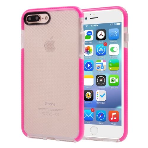 iPhone 8 Plus Coque Protection TPU Transparent Texture tissus ALS41948