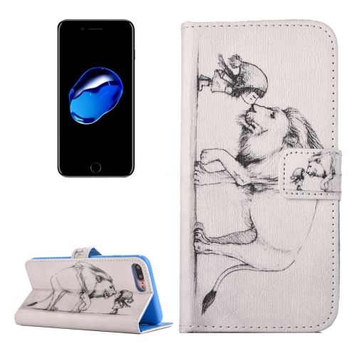 iPhone 8 Plus Housse Etui Cuir PU Fille ALS42985