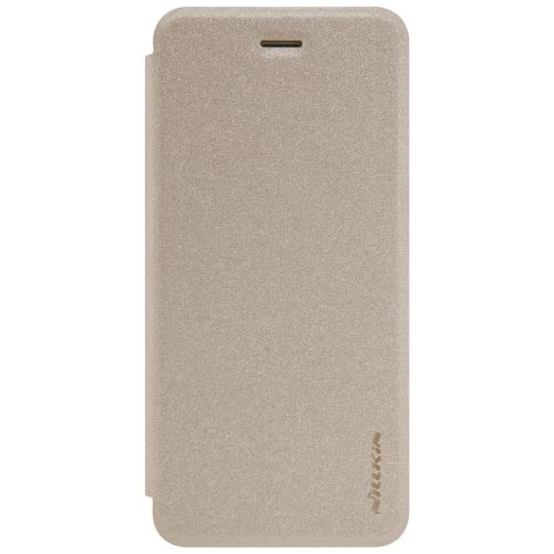 iPhone 8 Plus Housse Etui Cuir PU Doré Effet givré ALS43045