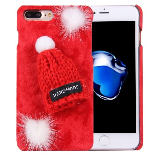 iPhone 8 Plus Coque Protection Plastique Rouge Noel ALS43110