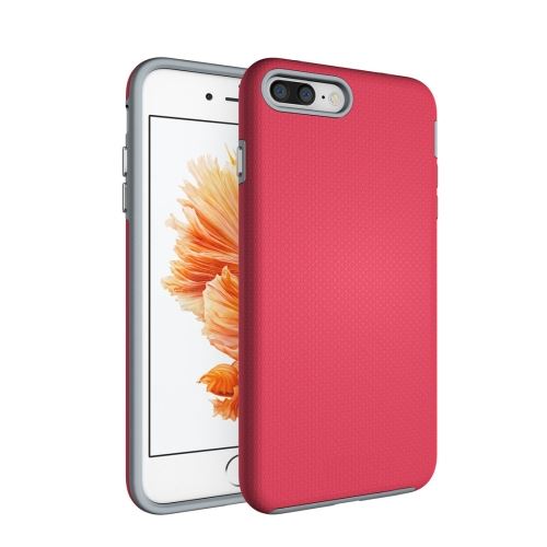 iPhone 8 Plus Coque Protection Plastique Magenta texturé Anti Choc ALS43138