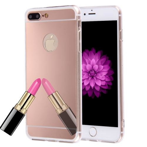 iPhone 8 Plus Coque Protection TPU Rose Effet Miroir ALS43481