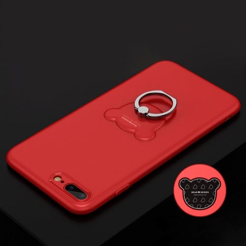 iPhone 8 Plus Coque Protection TPU Rouge Ourson ALS43541