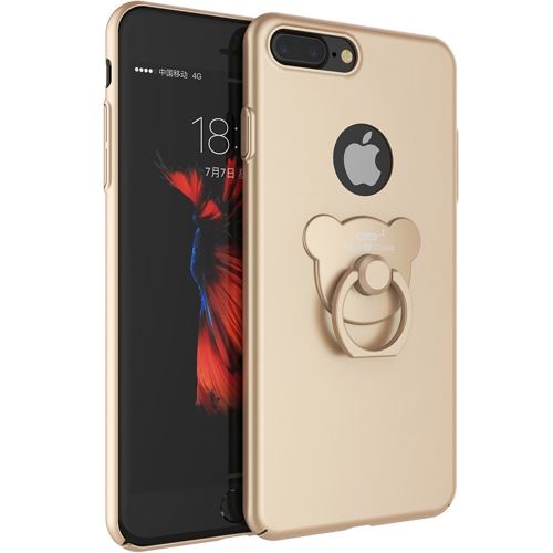 iPhone 8 Plus Coque Protection Plastique Doré Ourson ALS43549