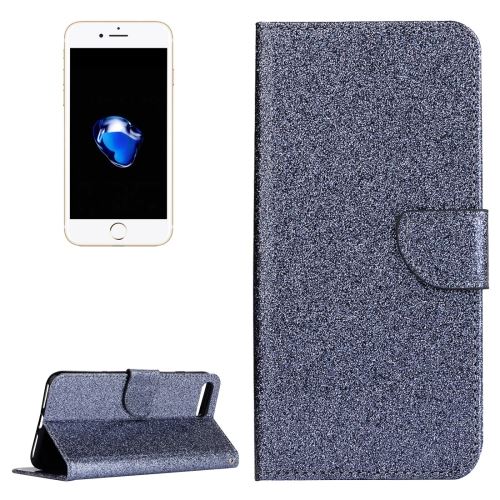 iPhone 8 Plus Housse Etui Cuir PU Gris Effet Etoiles Brillantes 7 ALS43574