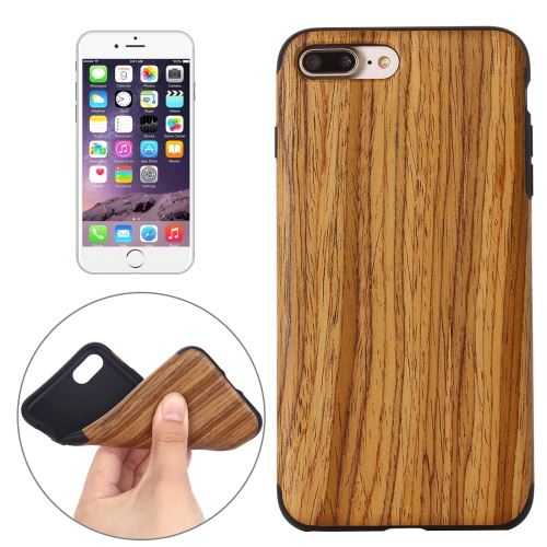 iPhone 8 Plus Coque Protection TPU Effet Bois ALS43654