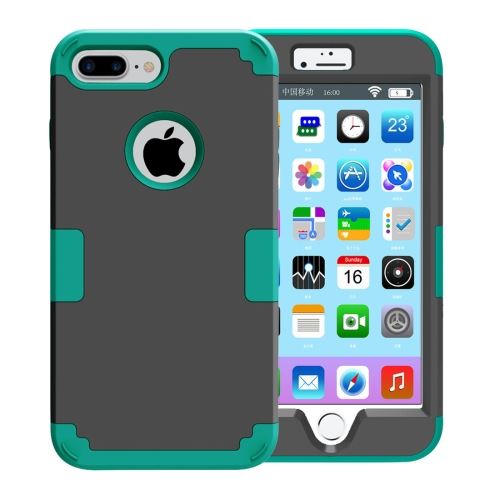 iPhone 8 Plus Coque Protection Plastique Bleu Combinaison ALS43686