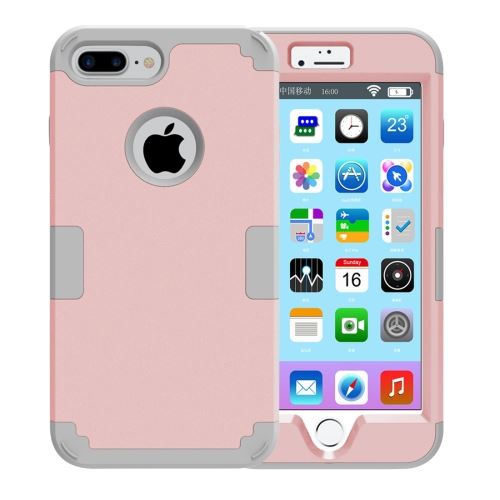 iPhone 8 Plus Coque Protection Plastique Rose Combinaison ALS43689