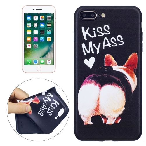 iPhone 8 Plus Coque Protection TPU Kiss My Ass bisous love ALS43726