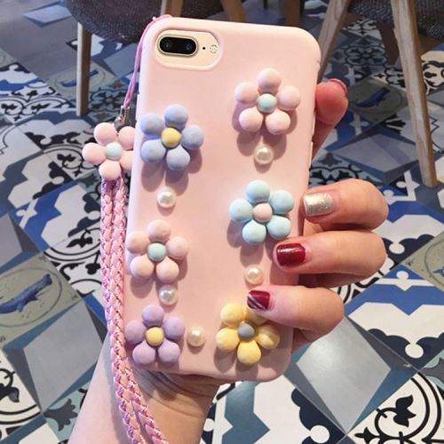 iPhone 8 Plus Coque Protection Silicone D Fleurs D ALS41986