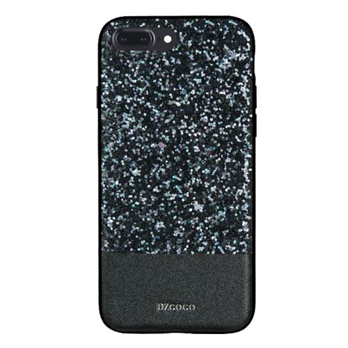 iPhone 8 Plus Coque Protection Plastique Noir Protection Paillettes ALS42029