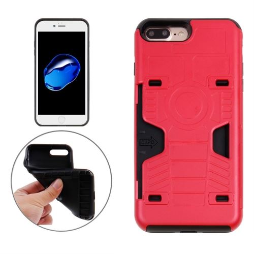 iPhone 8 Plus Coque Protection Plastique Rouge Résistant ALS42109