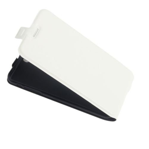 iPhone 8 Plus Housse Etui Cuir PU Blanc Vertical ALS42221