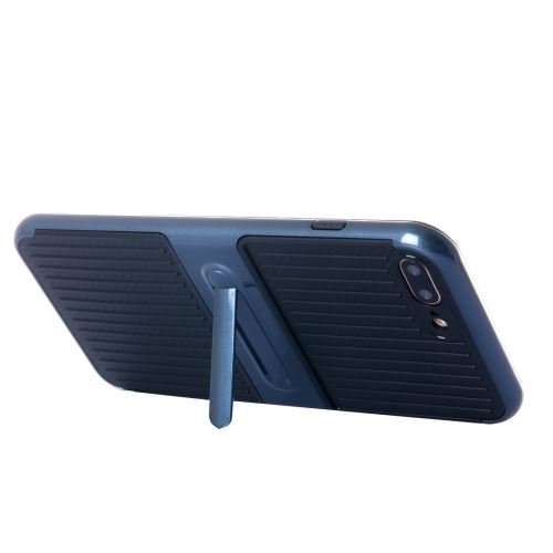 iPhone 8 Plus Coque Protection Plastique Bleu Combinaison Support ALS42229