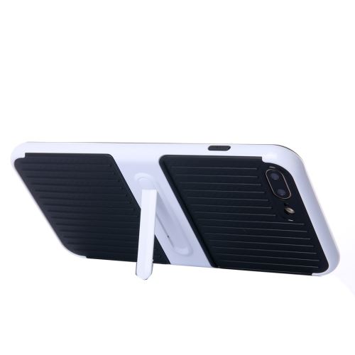 iPhone 8 Plus Coque Protection Plastique Blanc Combinaison Support ALS42237