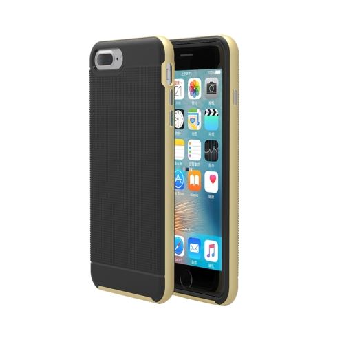 iPhone 8 Plus Coque Protection Plastique Doré Combinaison ALS42518