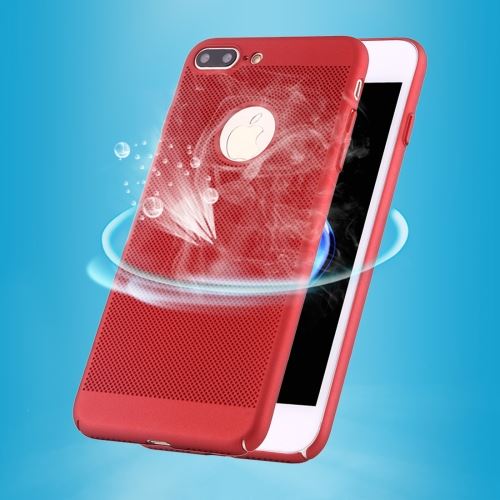 iPhone 8 Plus Coque Protection Plastique Rouge Respirante anti-choc ALS42582