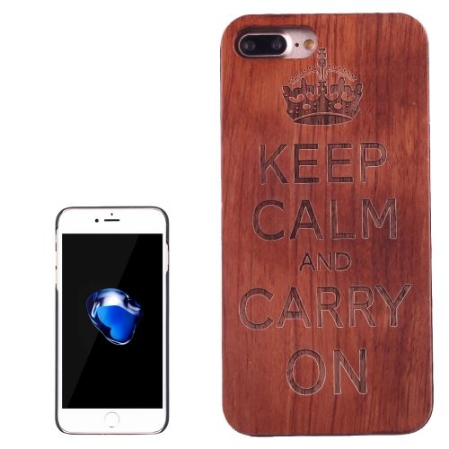 iPhone 8 Plus Coque Protection Plastique Effet Bois Couronne ALS42630