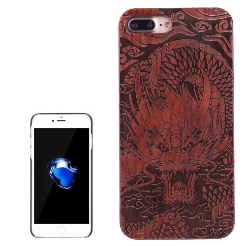 iPhone 8 Plus Coque Protection Plastique Effet Bois Dragon ALS42633
