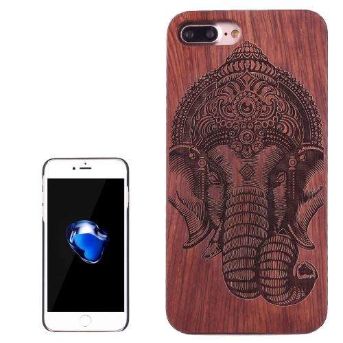 iPhone 8 Plus Coque Protection Plastique Effet Bois Elephant ALS42638