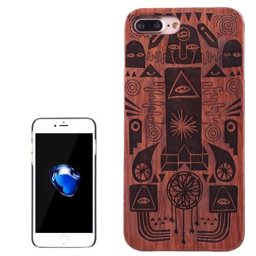 iPhone 8 Plus Coque Protection Plastique Effet Bois totem tribal ALS42642