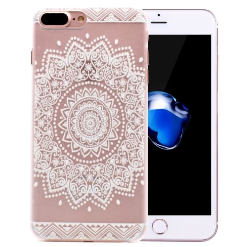 iPhone 8 Plus Coque Protection Plastique Transparent Fleurs 7 ALS42658