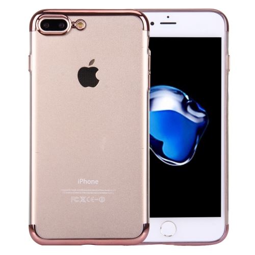 iPhone 8 Plus Coque Protection TPU Rose Electroplating ALS42793