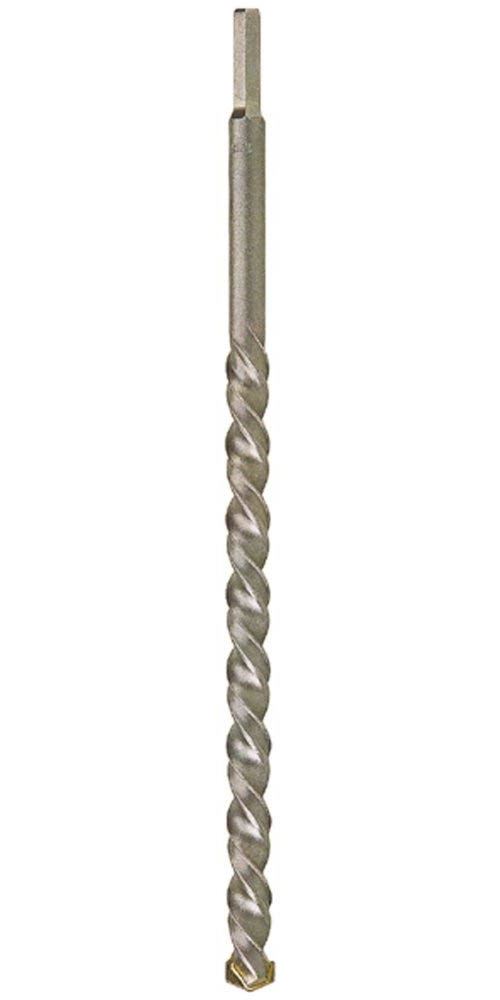 Wolfcraft 7920010 1 Foret à Béton Grande Longueur Hm-ct Ø 10 Mm Longueur de Spirale 300 Mm Longueur Totale 400 Mm Angle de Pointe 130° Din Iso 5468 Noyau Dur Sablé