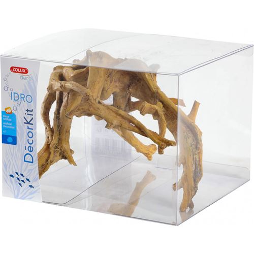 Décor. kit Idro racine n° 2. dimension 19.5 x 18 x Hauteur 15 cm. pour aquarium. - zolux - ZO-352167