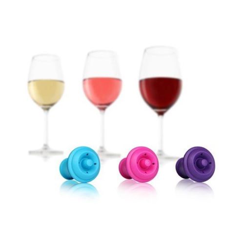 Vacuvin set 3 bouchons stoppers ass.bl/rs/vi
