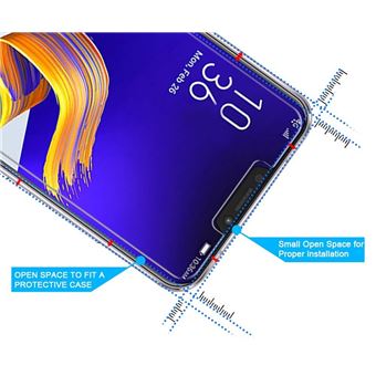 Film Vitre Protection Ecran - PHONILLICO - Asus Zenfone 5 ZE620KL - Ultra Résistant - Pack 2 - Téléphonie