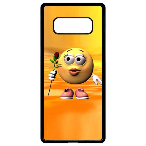 Coque Samsung Galaxy Note 8 Smiley Rose