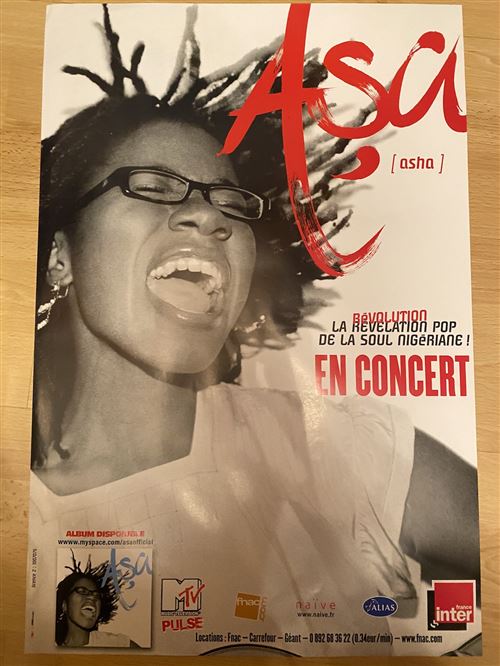 Asa - En concert - 40x60cm - Affiche