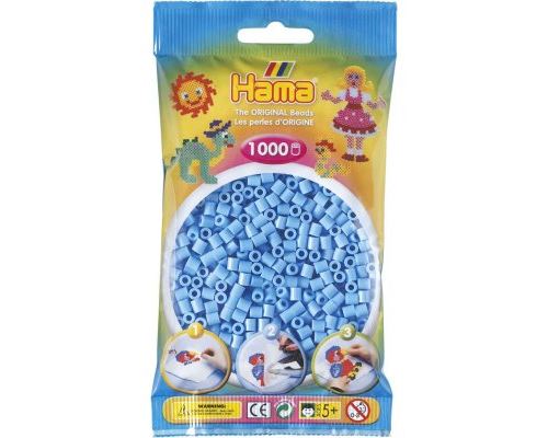 Sachet de 1000 perles midi bleu - hama