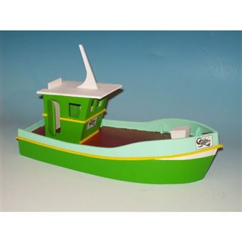 bateau de peche mon 1er bateau bois a monter soclaine maquette achat prix fnac