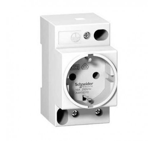 Schneider Electric A9A15310 Socket 16A 2P+E 250V single piece