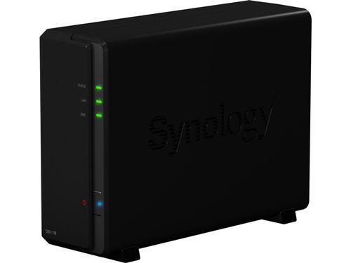 Serveur NAS Synology DiskStation DS118 1 baie 1 Go Noir