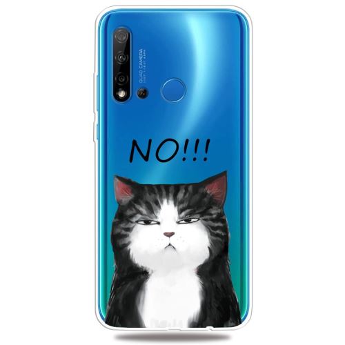 Coque en TPU impression de modèle flexible chat pour votre Huawei P20 lite (2019)/Nova 5i