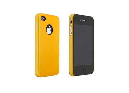 Coque arrière Krusell jaune pour iPhone 4S iPhone 4