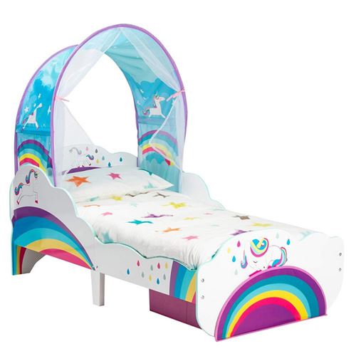 Worlds Apart Lit enfant et tiroir Licorne 142x77x128 cm