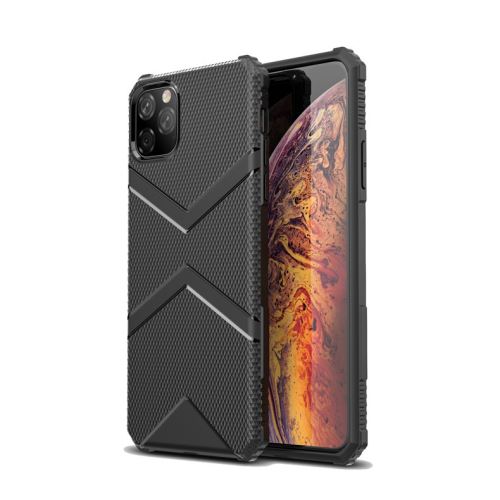 Coque anti-choc souple avec support de bague pour Apple iPhone 11 Pro Max 6.5 - Noir