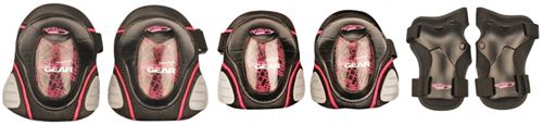 Nijdam Protection Set Deluxe Noir / Rose Taille S