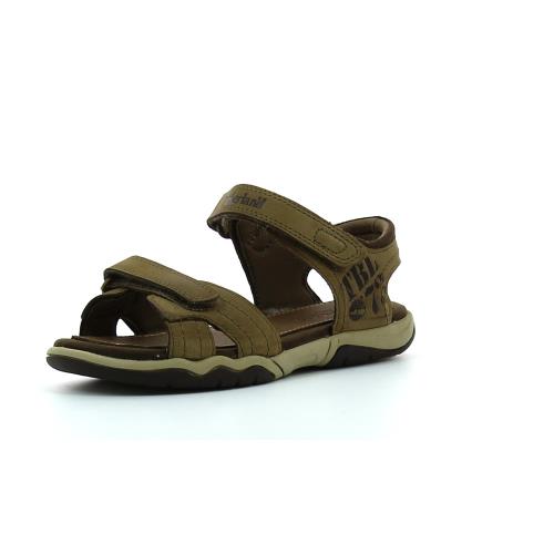 Timberland Oak Bluffs Leather 2-Strap Beige 31 Sandales Enfant Garçon