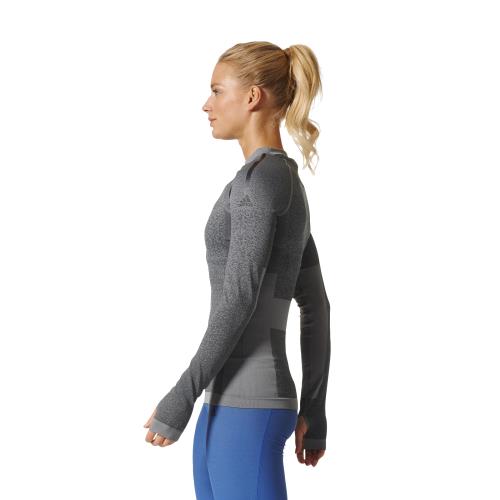 Adidas - T-shirt femme adidas Seamless - M - noir/gris