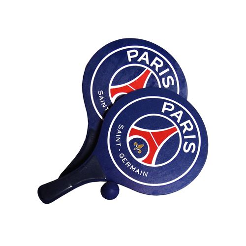 Set Raquettes de plage Paris Saint Germain PSG - Manche en plastique - Dimension : 33 x 18,3 cm